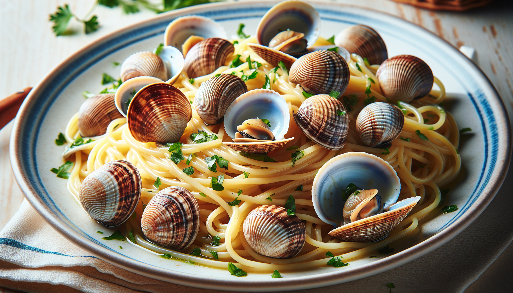 spaghetti a vongole